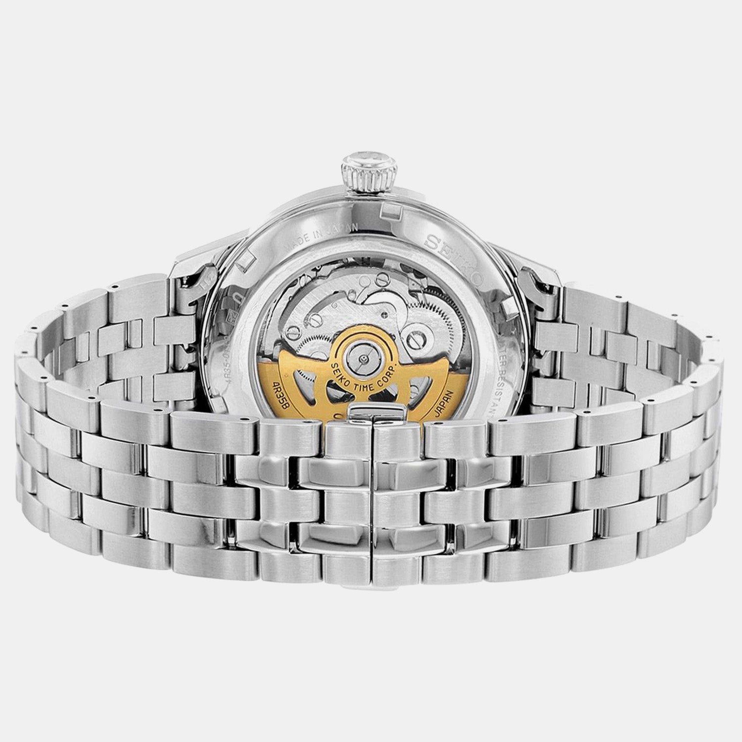 Presage Cocktail Time Men Automatic Blue Dial Analog Stainless Steel Watch SRPE19J1