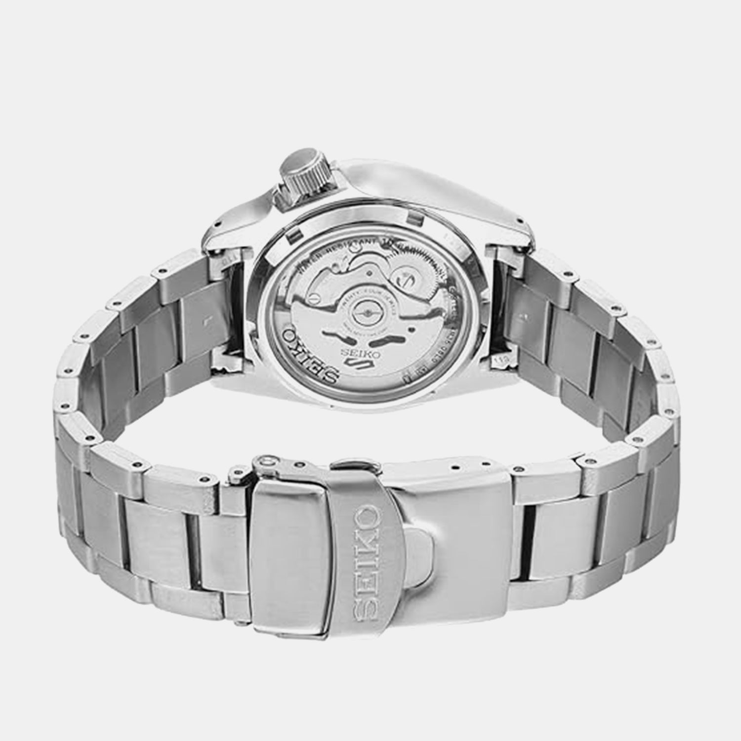 5 Sports Men Automatic Black Dial Analog Stainless Steel Watch SRPE51K1