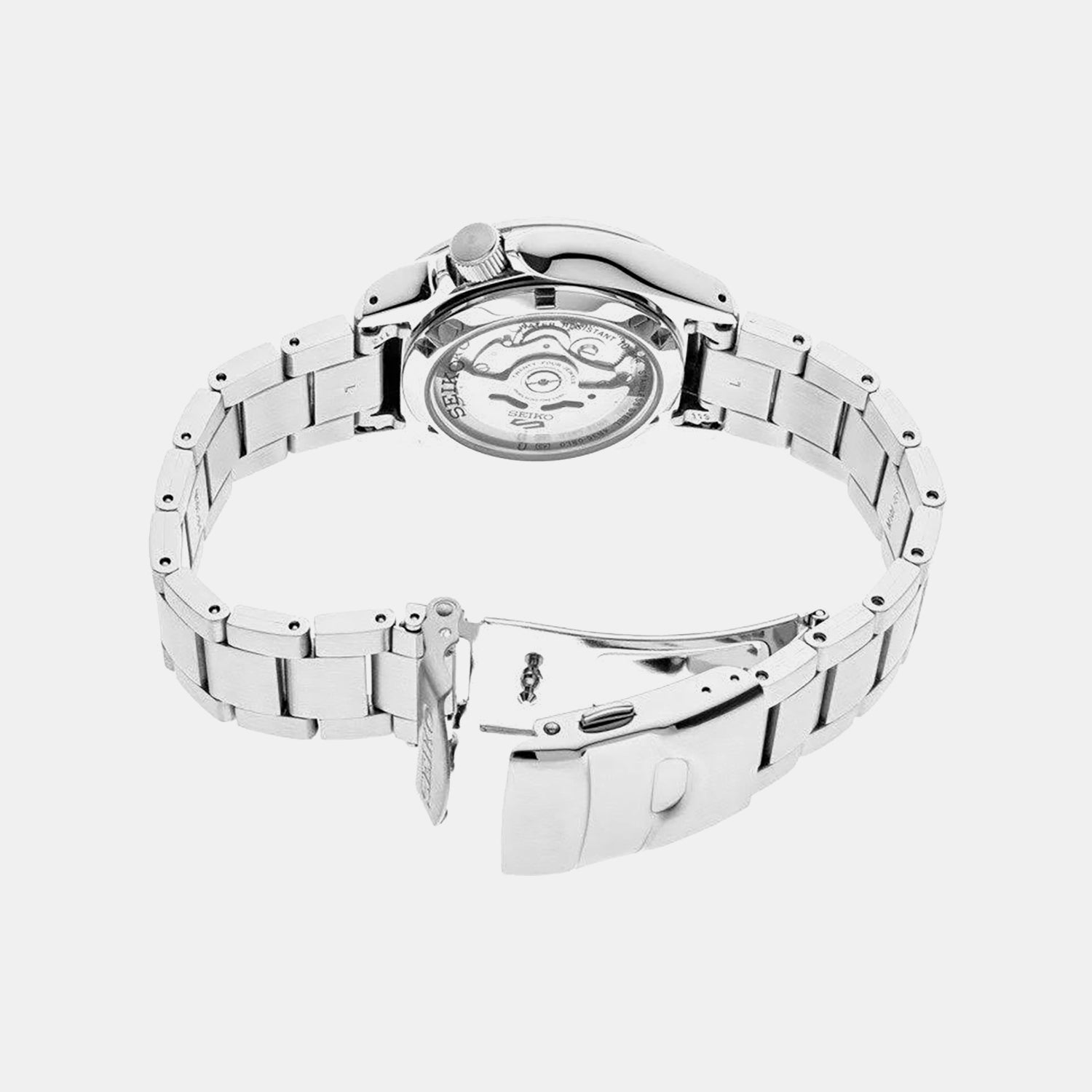 5 Sports Men Automatic Black Dial Analog Stainless Steel Watch SRPE57K1