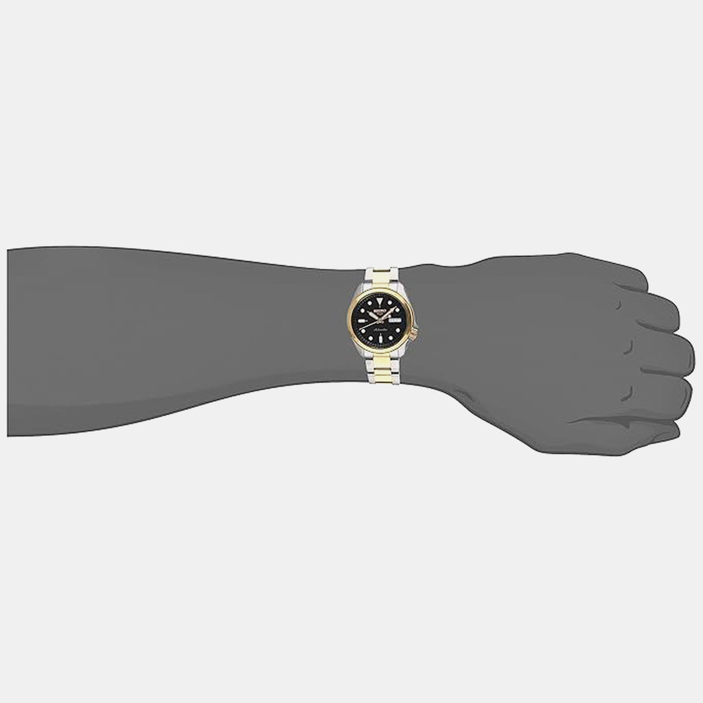 5 Sports Men Automatic Black Dial Analog Stainless Steel Watch SRPE60K1