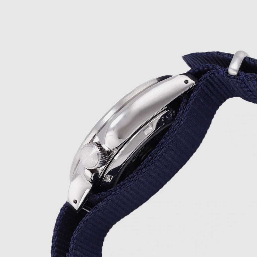 5 Sports Men Automatic Blue Dial Analog Nylon Watch SRPE63K1