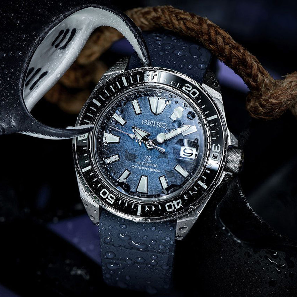 Prospex Men Automatic Blue Dial Analog Silicone Watch SRPF79K1