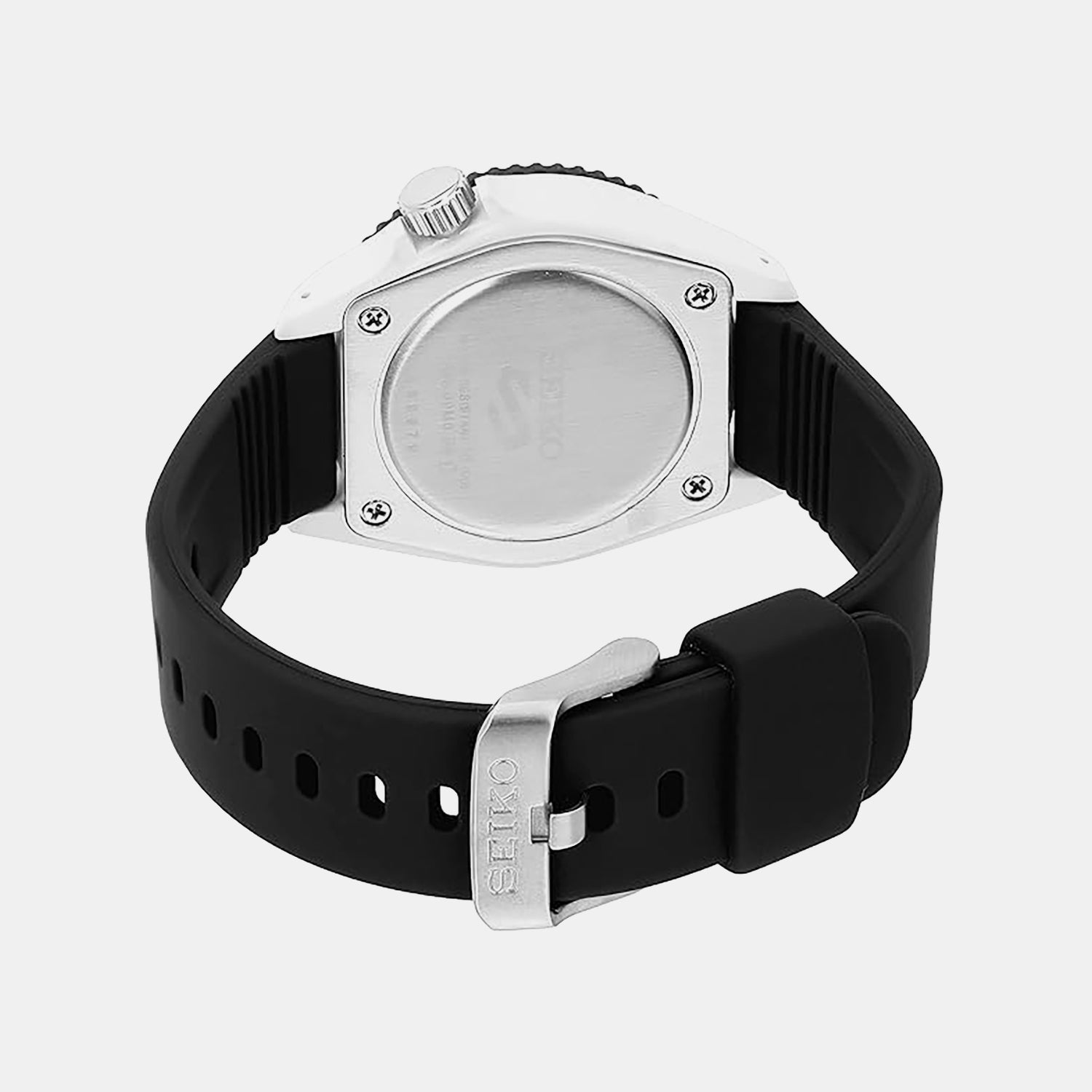 5 Sports Men Automatic White Dial Analog Silicone Watch SRPG71K1
