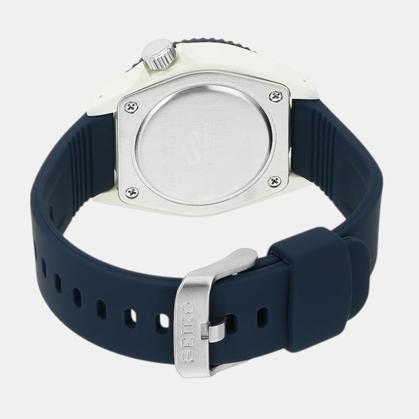 5 Sports Men Quartz Blue Dial Analog Silicone Watch SRPG75K1