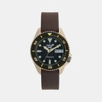 5 Sports Men Automatic Black Dial Analog Silicone Watch SRPG77K1