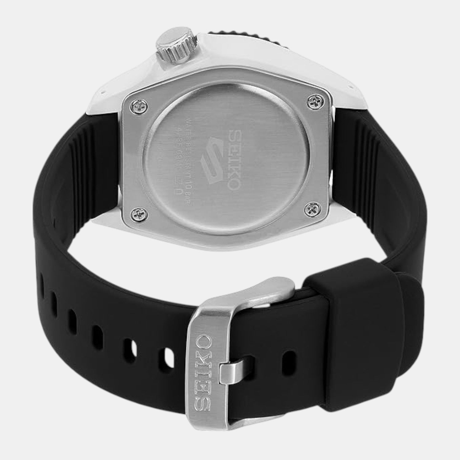 5 Sports Men Automatic Ivory Dial Analog Stainless Steel Watch SRPG79K1