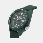 Seiko Men Round Green watch