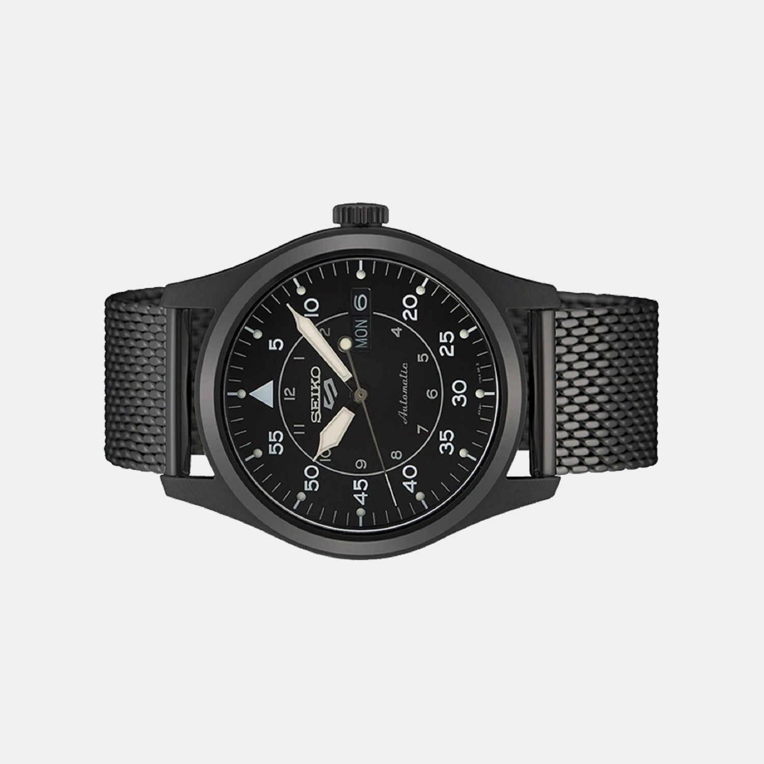 5 Sports Men Automatic Black Dial Analog Stainless Steel Watch SRPH25K1