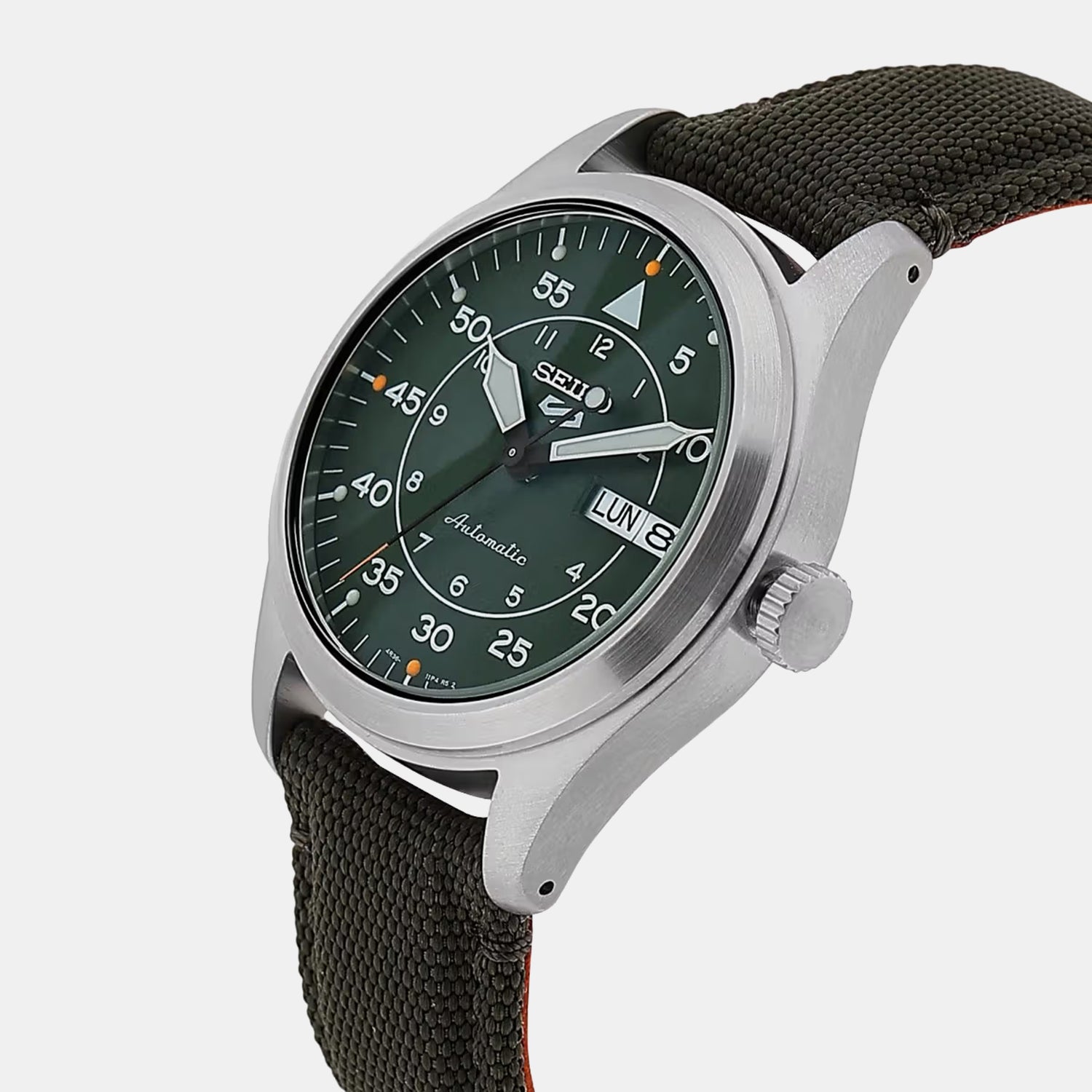 5 Sports Men Automatic Green Dial Analog Nylon Watch SRPH29K1