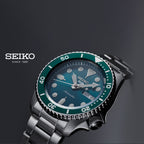 Dress Men Automatic Green Dial Analog Stainless Steel Watch SRPH89K1