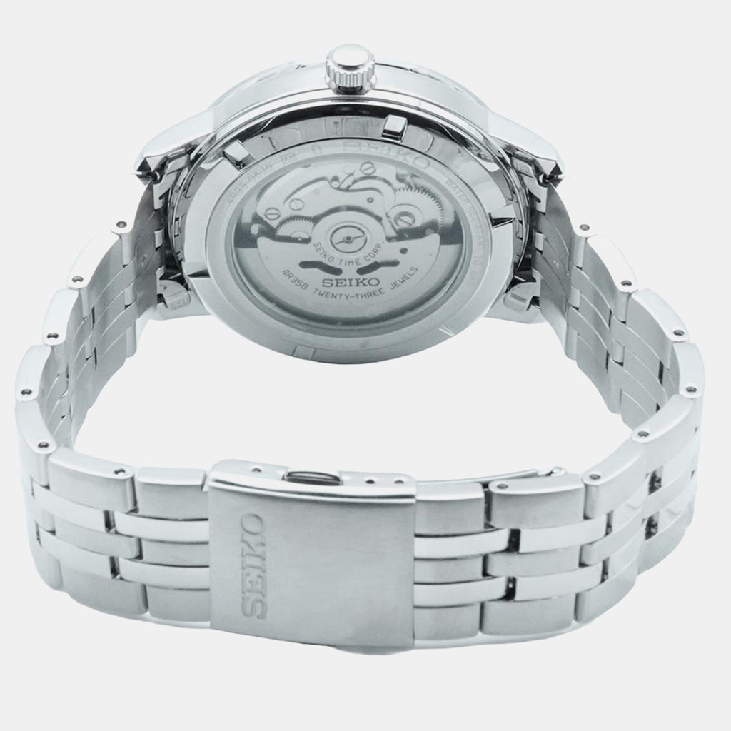Dress Men Automatic Green Dial Analog Stainless Steel Watch SRPH89K1