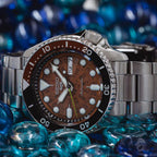 5 Sports Men Automatic Brown Dial Analog Stainless Steel Watch SRPJ47K1