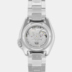 5 Sports Men Automatic Orange Dial Analog Stainless Steel Watch SRPK11K1