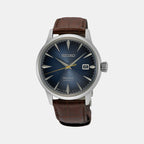 Presage Men Automatic Blue Dial Analog Leather Watch SRPK15J1