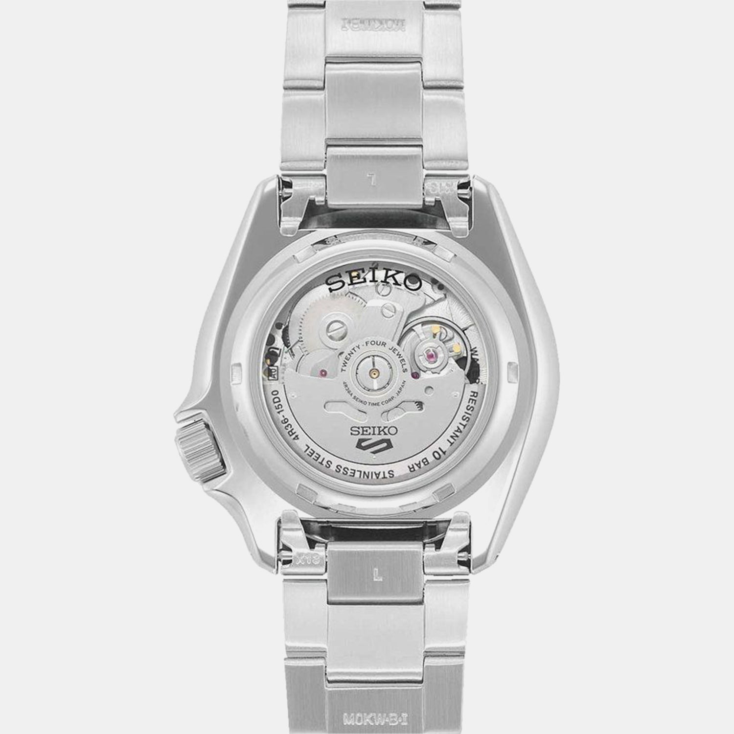 5 Sports Men Automatic Black Dial Analog Stainless Steel Watch SRPK29K1