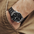 5 Sports Men Automatic Black Dial Analog Stainless Steel Watch SRPK29K1