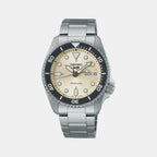 5 Sports Men Automatic Cream Dial Analog Stainless Steel Watch SRPK31K1