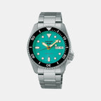5 Sports Men Automatic Green Dial Analog Stainless Steel Watch SRPK33K1
