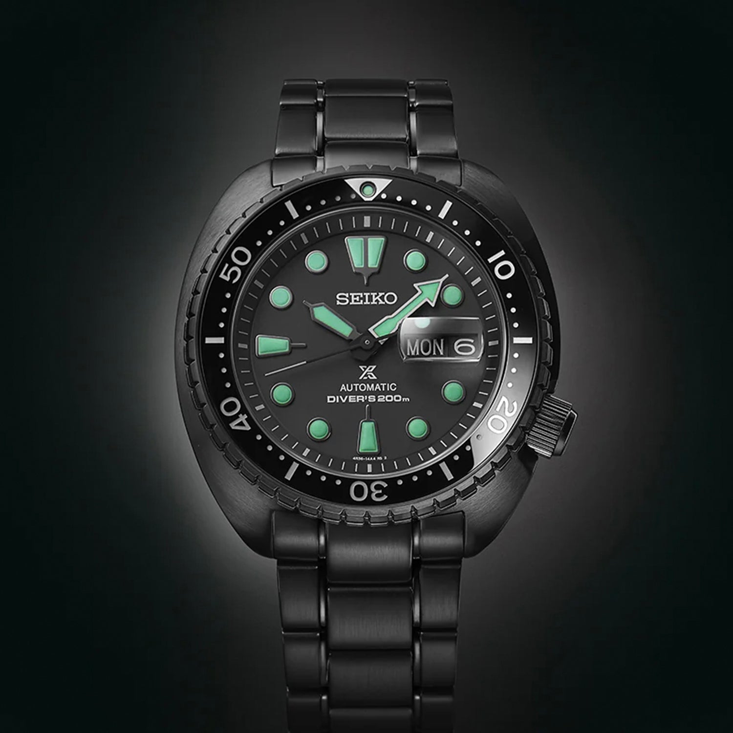 Prospex Men Automatic Black Dial Analog Stainless Steel Watch SRPK43K1