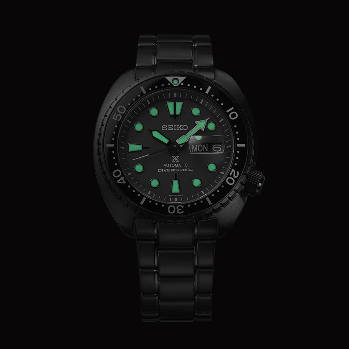 Prospex Men Automatic Black Dial Analog Stainless Steel Watch SRPK43K1