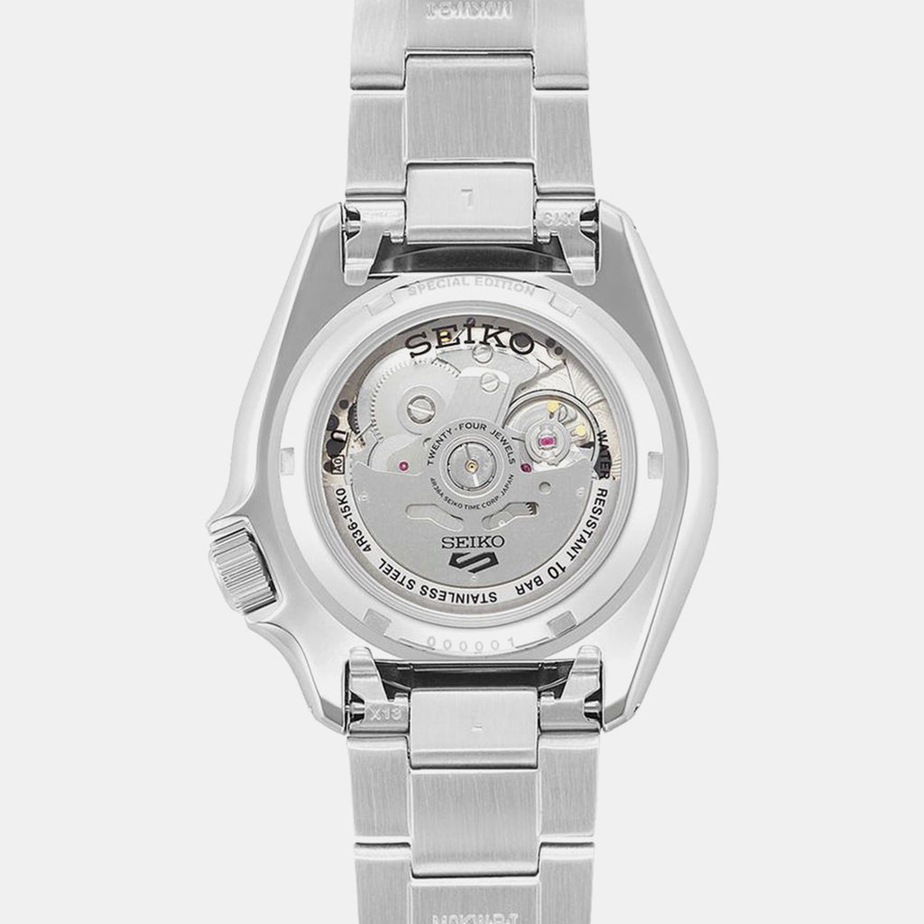 5 Sports Men Automatic Blue Dial Analog Stainless Steel Watch SRPK65K1