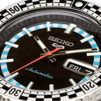 5 Sports Men Automatic Black Dial Analog Stainless Steel Watch SRPK67K1