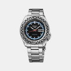 5 Sports Men Automatic Black Dial Analog Stainless Steel Watch SRPK67K1