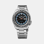 5 Sports Men Automatic Black Dial Analog Stainless Steel Watch SRPK67K1