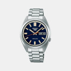 5 Sports Men Automatic Blue Dial Analog Stainless Steel Watch SRPK87K1