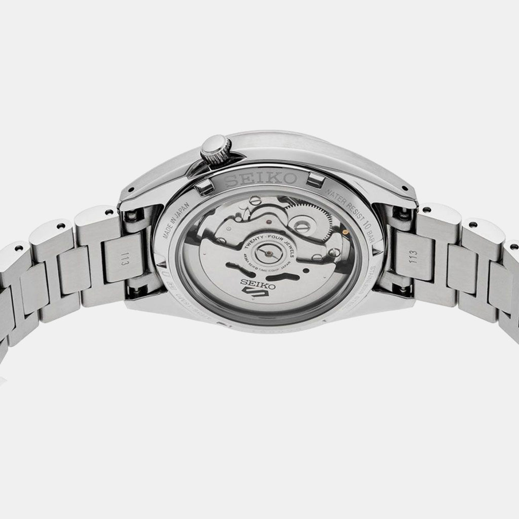 5 Sports Men Automatic Black Dial Analog Stainless Steel Watch SRPK89K1