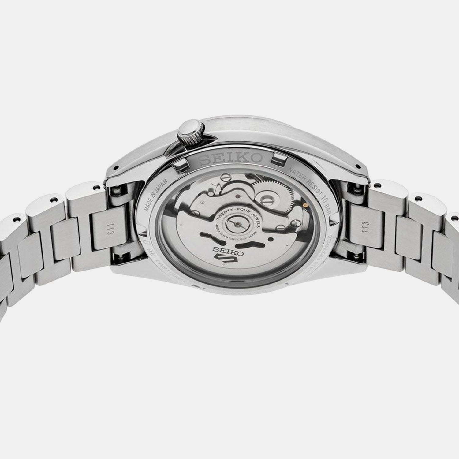 5 Sports Men Automatic Beige Dial Analog Stainless Steel Watch SRPK91K1