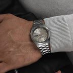 5 Sports Men Automatic Beige Dial Analog Stainless Steel Watch SRPK91K1