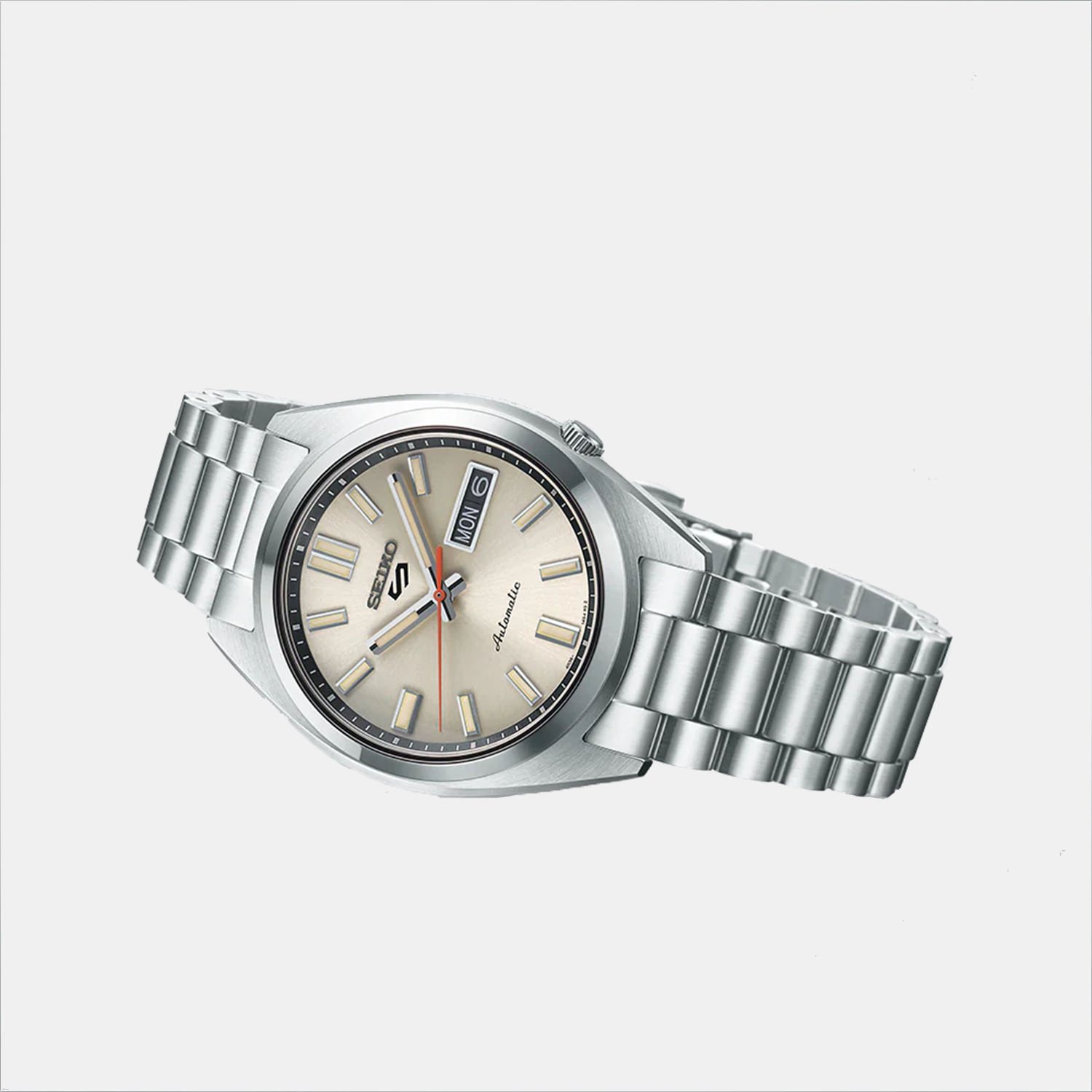 Seiko Men Round Beige watch