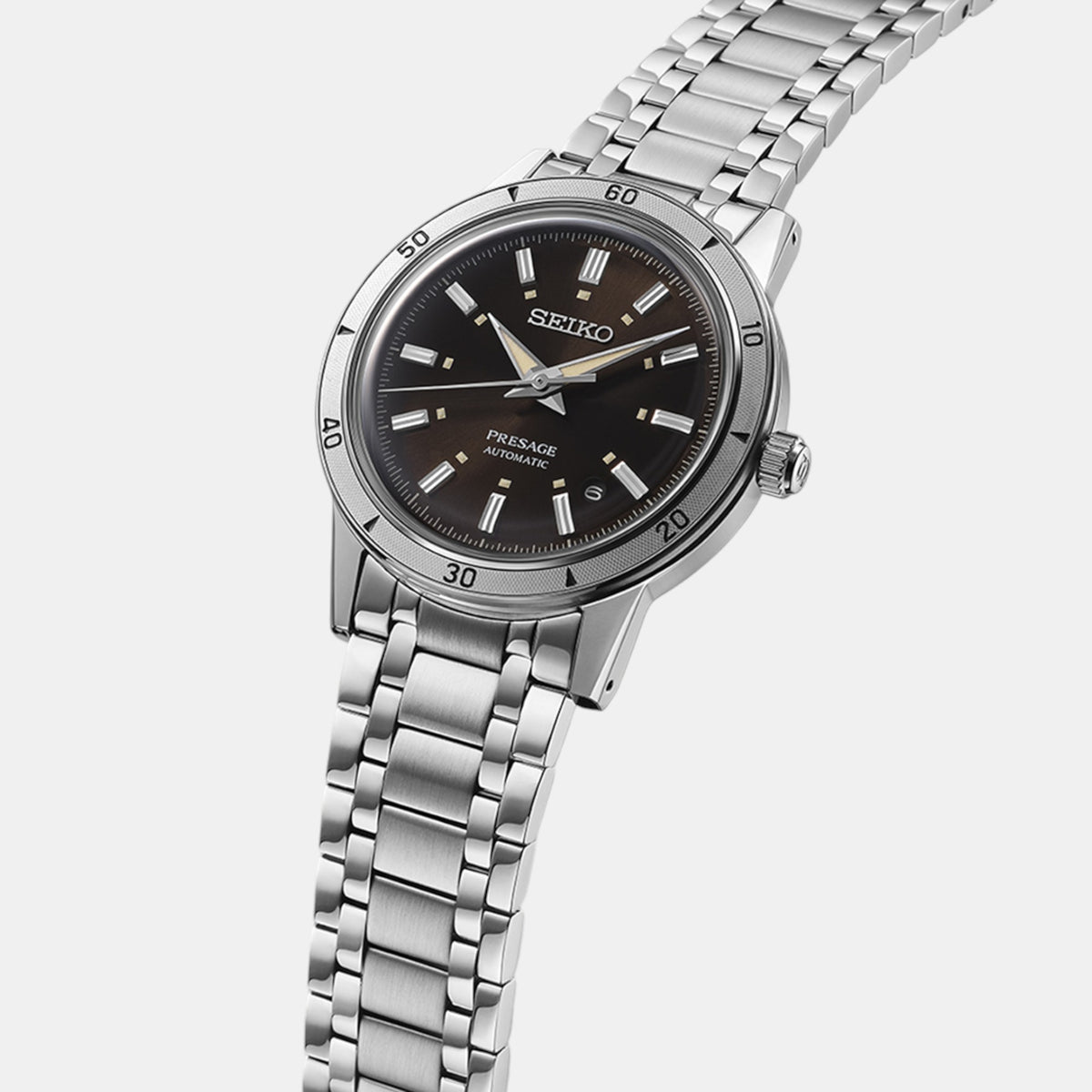 Seiko Men Round Brown watch