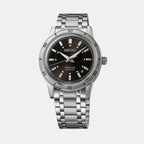 Presage Men Automatic Brown Dial Analog Stainless Steel Watch SRPL09J1