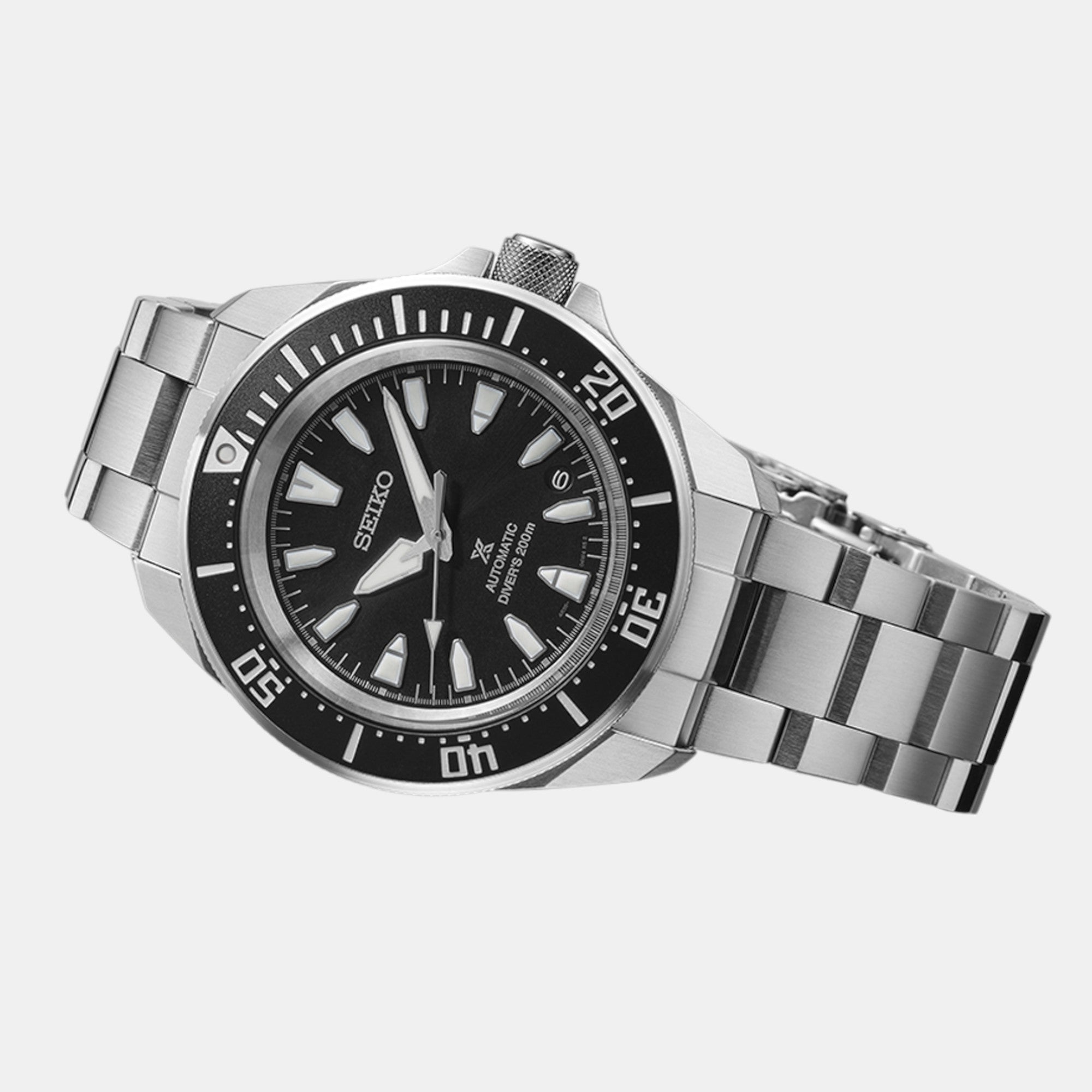 Seiko Men Round Black watch