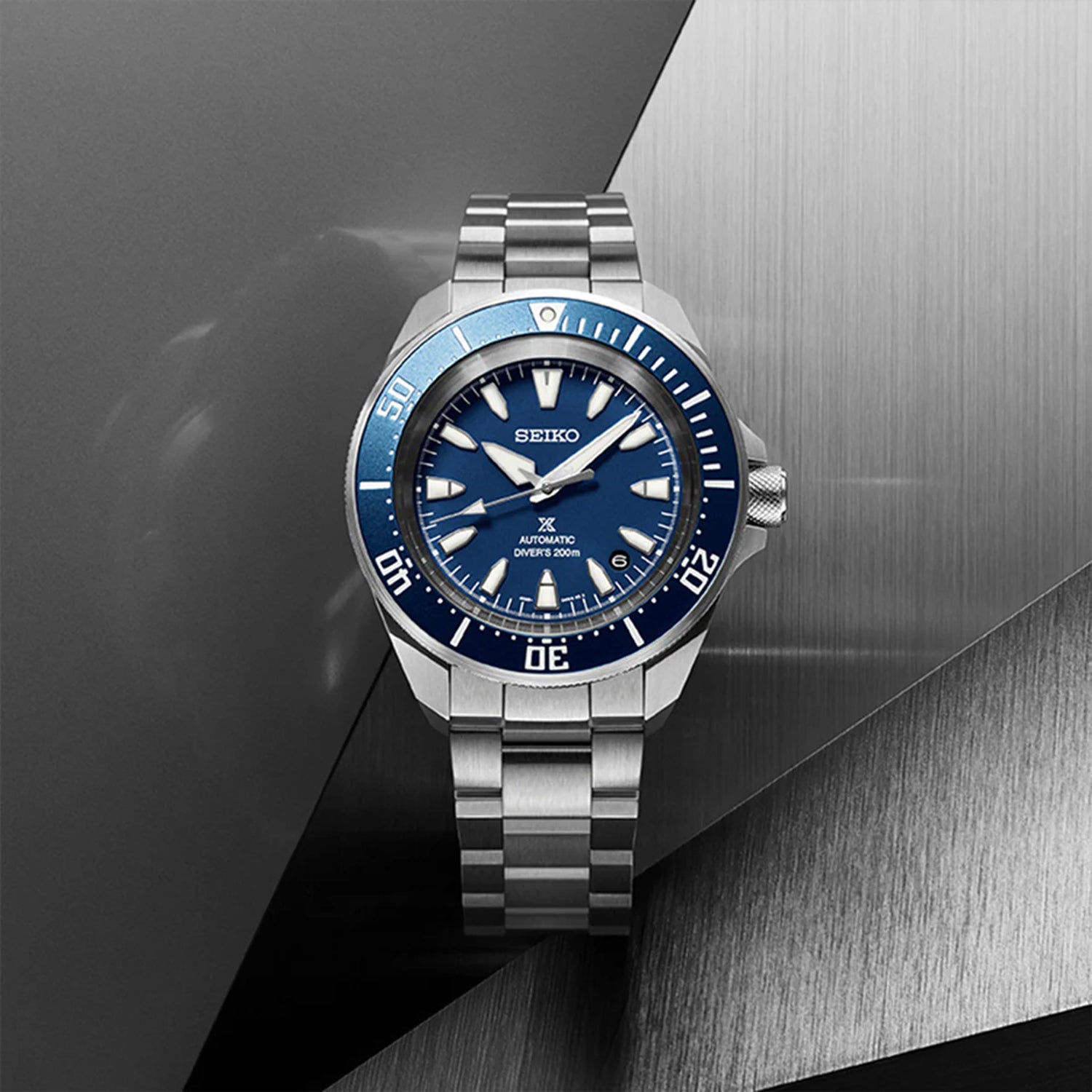 Prospex Men Automatic Blue Dial Analog Stainless Steel Watch SRPL51K1