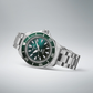 Prospex PADI 60th Anniversary 4R Compact Mechanical Diver’s Watch in Underwater Men Automatic Emerald Green Dial Analog Stainless Steel SRPL53K1