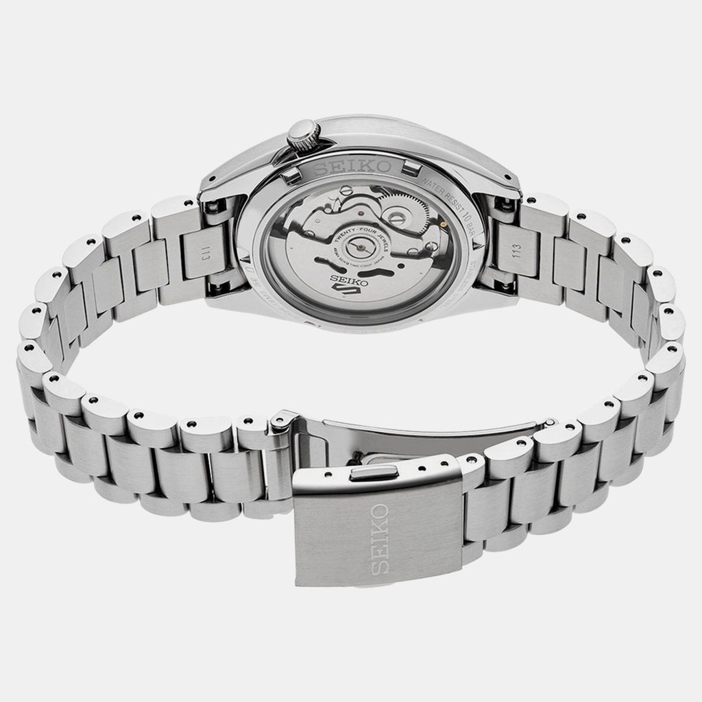 5 Sports Men Automatic Blue Dial Analog Stainless Steel Watch SRPL55K1