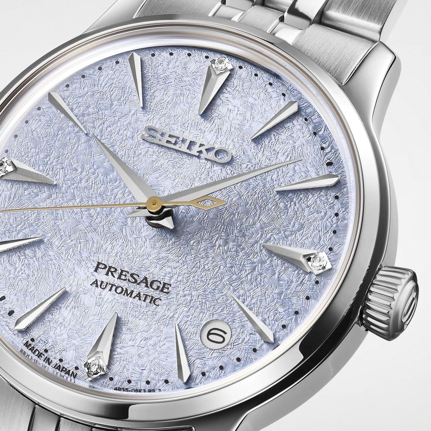 Presage Men Automatic Blue Dial Analog Stainless Steel Watch SRPL61J1