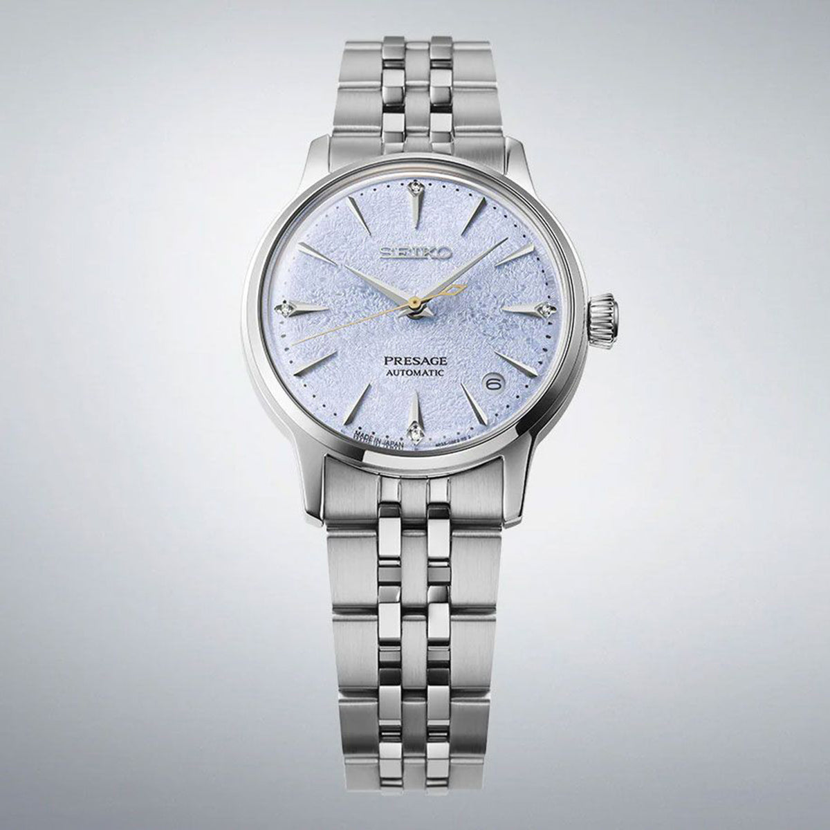 Presage Women Automatic Blue Dial Analog Stainless Steel Watch SRPL61J1