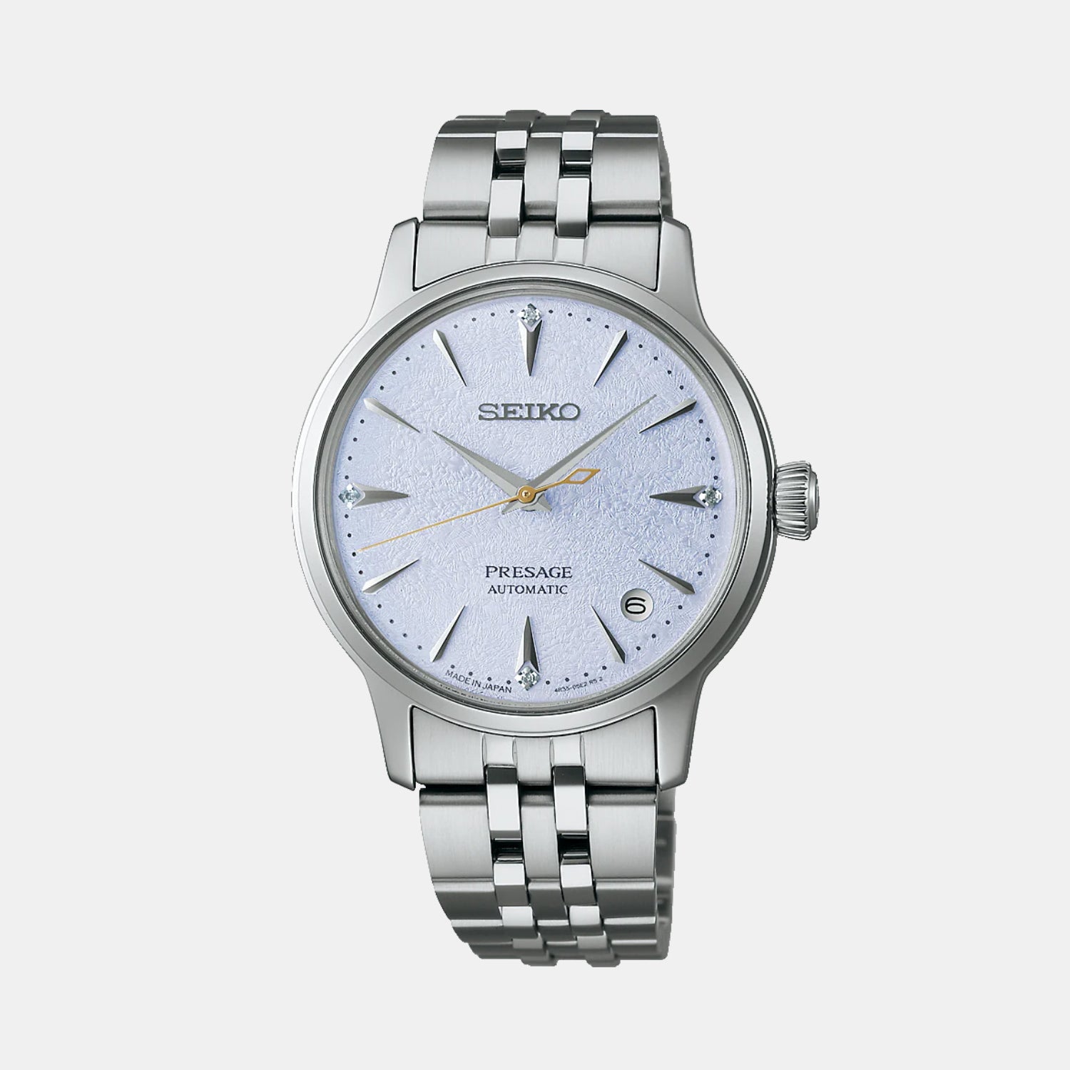 Presage Men Automatic Blue Dial Analog Stainless Steel Watch SRPL61J1