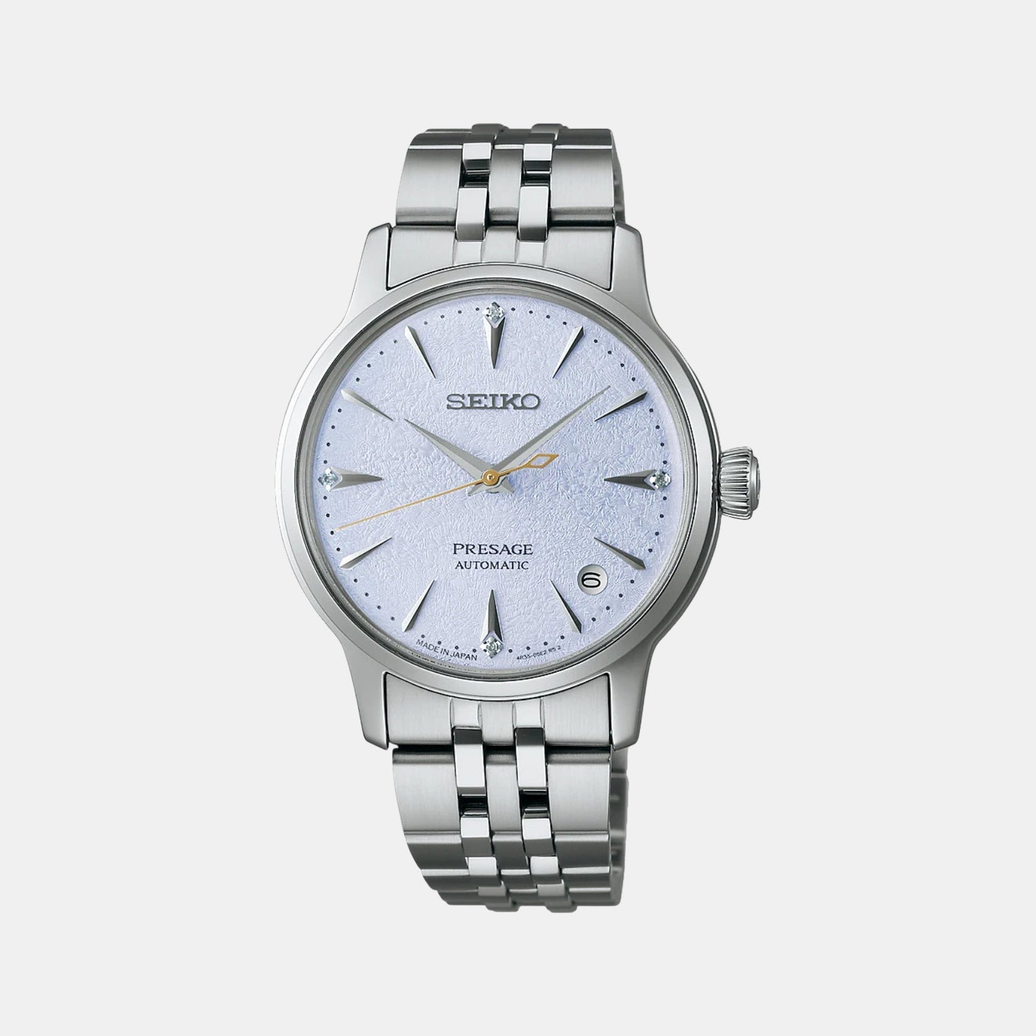 Presage Men Automatic Blue Dial Analog Stainless Steel Watch SRPL61J1