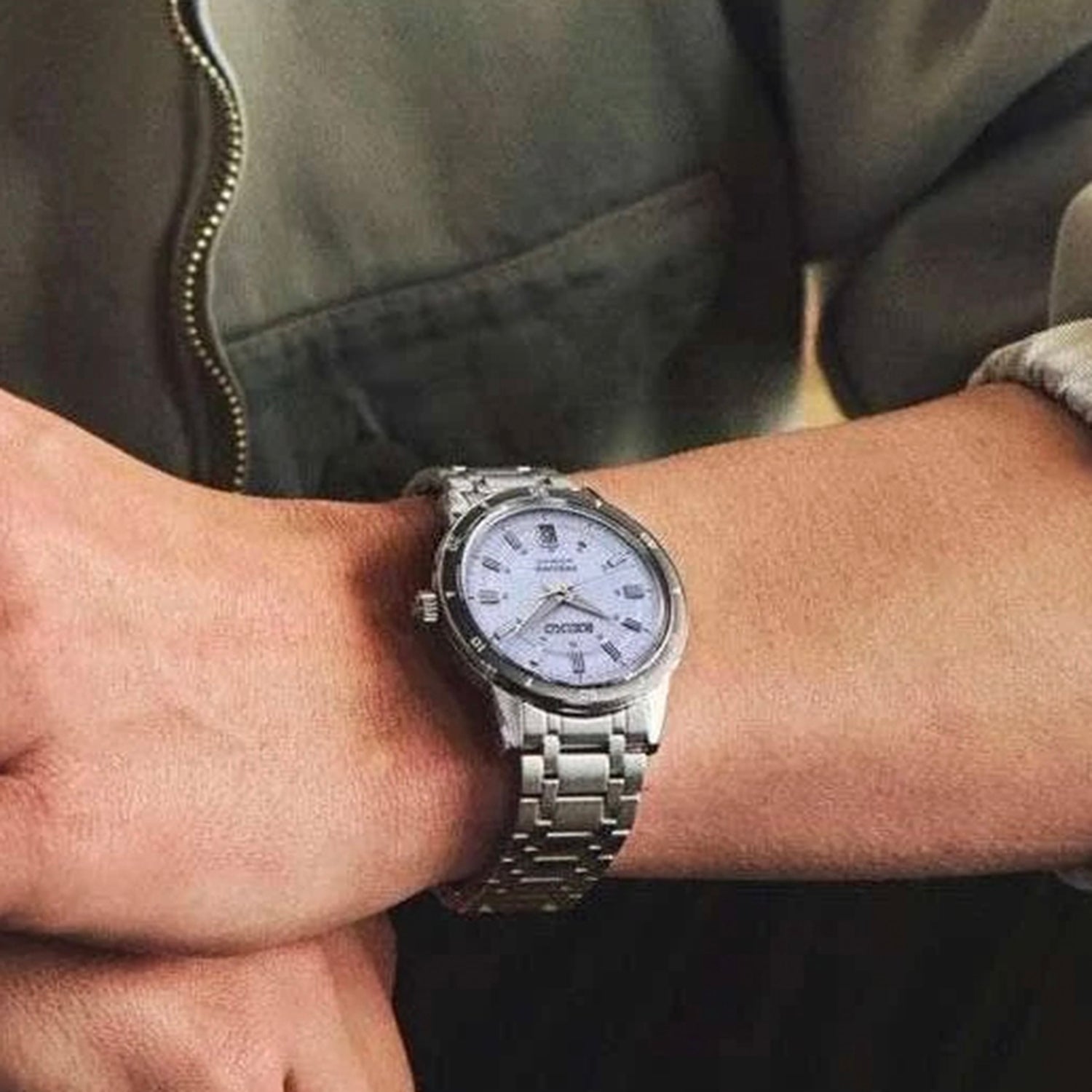 Presage Men Automatic Silver Dial Analog Stainless Steel Watch SRPL73J1