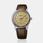 Presage Men Automatic Yellow Dial Analog Stainless Steel Watch SRPL75J1