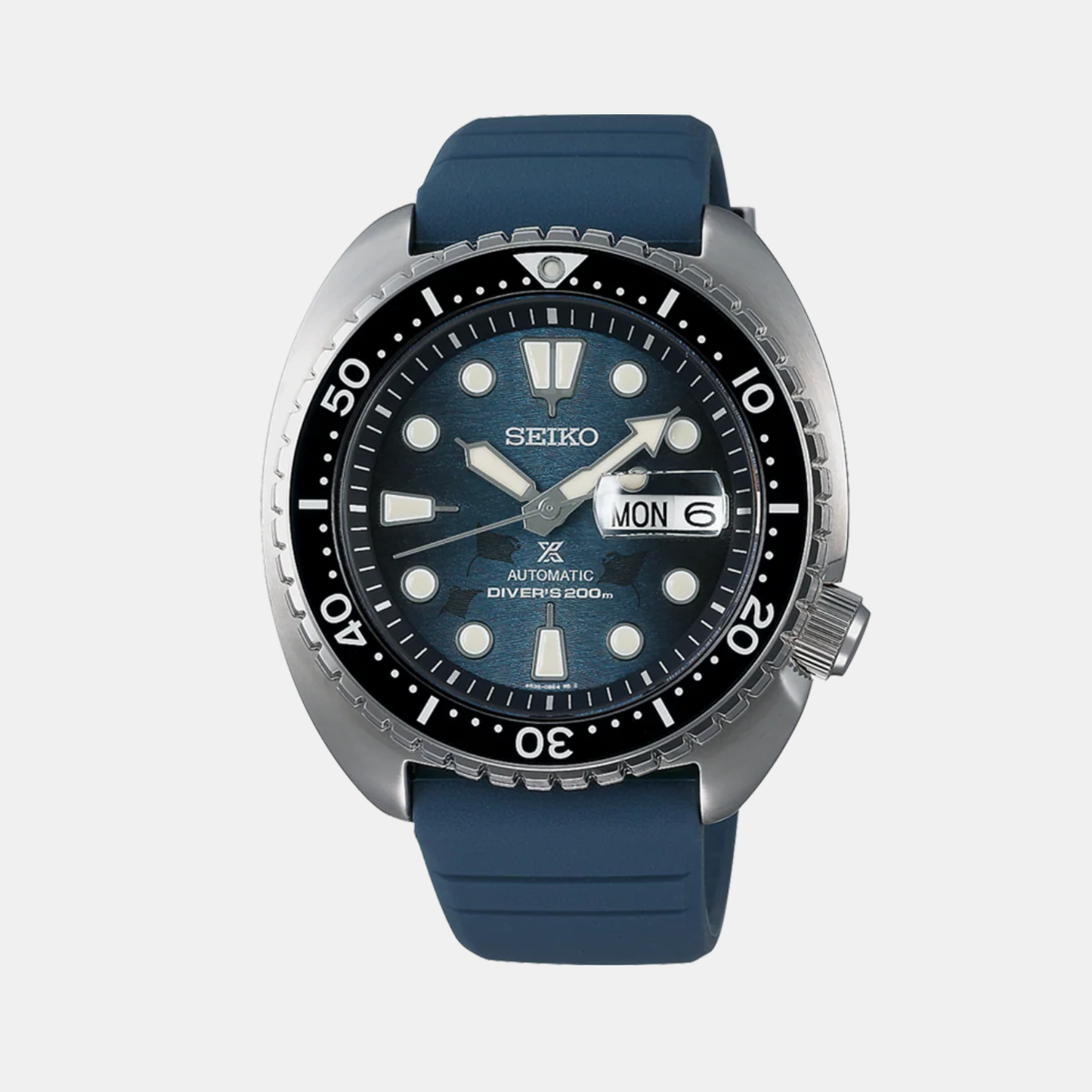 Prospex Men Automatic Blue Dial Analog Silicone Save the Ocean Special Edition Watch SRPF77K1