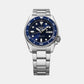 5 Sports Men Automatic Blue Dial Analog Stainless Steel Watch SRPL77K1