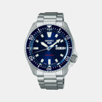 5 Sports Men Automatic Blue Dial Analog Stainless Steel Watch SRPL83K1