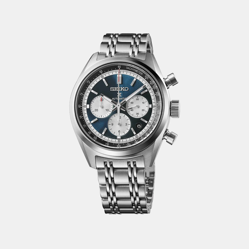 Prospex Seedtimer Men Automatic Teal Dial Chronograph Stainless Steel Watch SRQ051J1