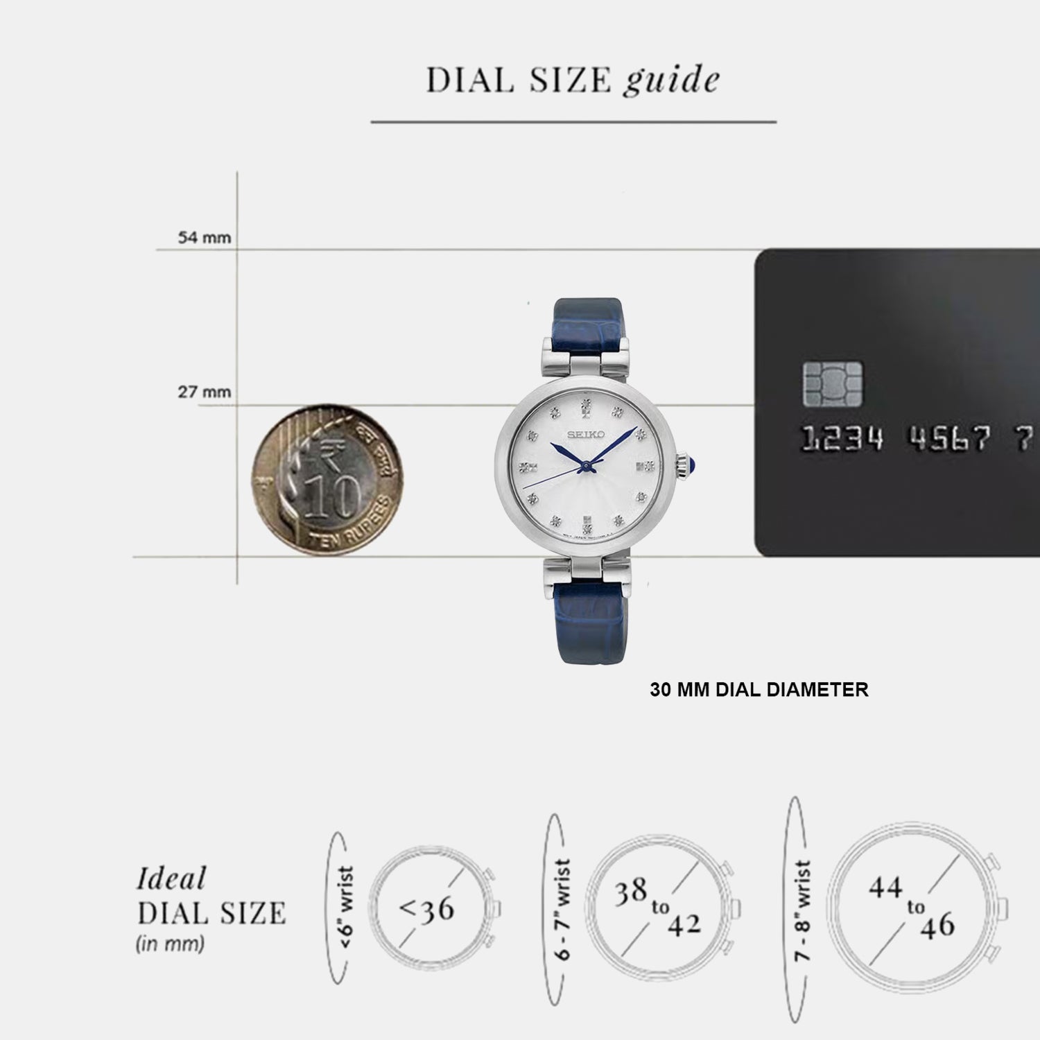 Dress Women Quartz White Dial Analog Leather Watch SRZ545P1